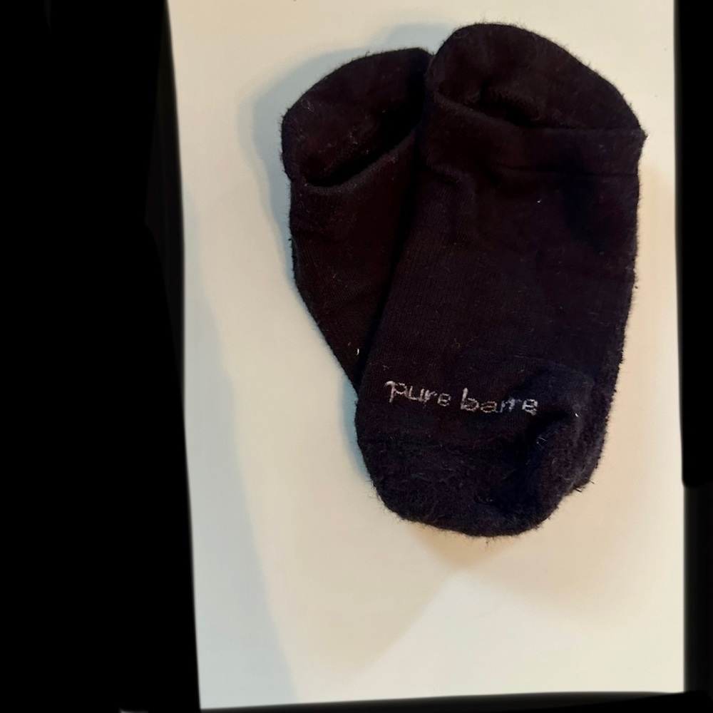 Pure Barre Socks - Solid Black